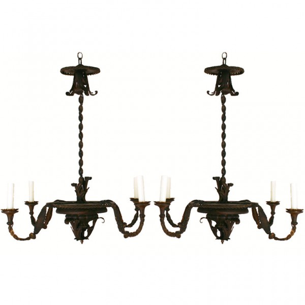 Pair of Chandeliers