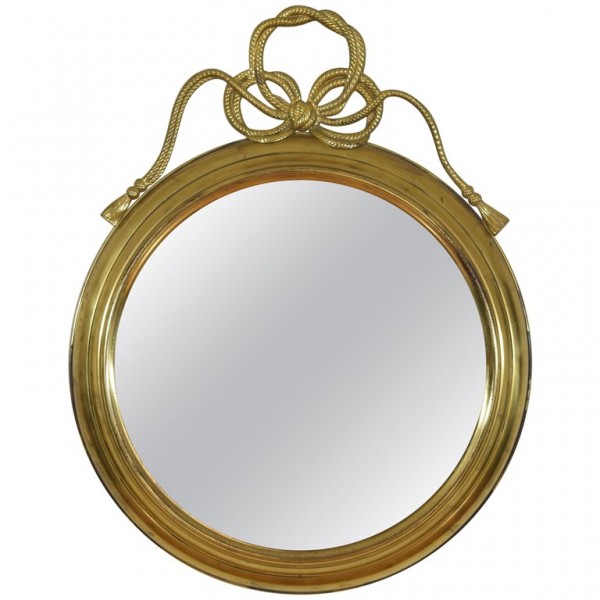 Brass Circular Mirror