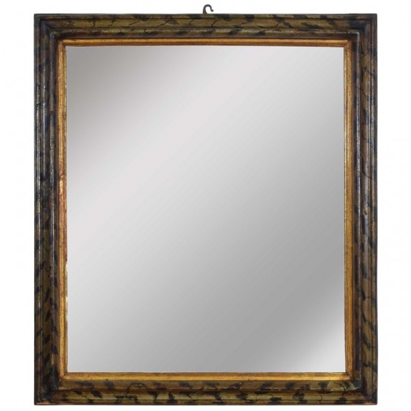 Boldly Faux Marble Painted Mirror