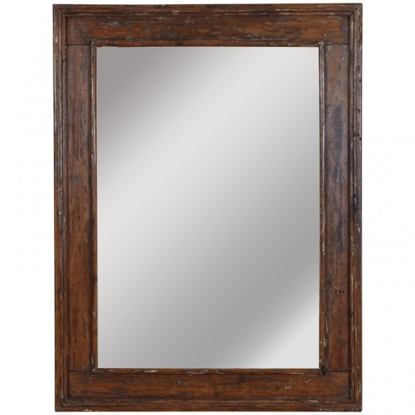 Pinewood, Formerly Painted, Wall Mirror