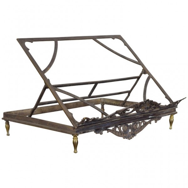 Silver Plate and Brass Leggio (Bookstand)