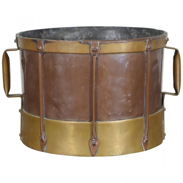 Brass and Copper Handled Grain Measure