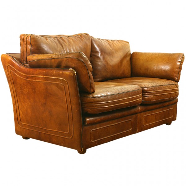 Leather Upholstered Sofa