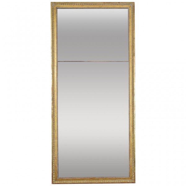 Giltwood Mirror, Two-Piece Glass
