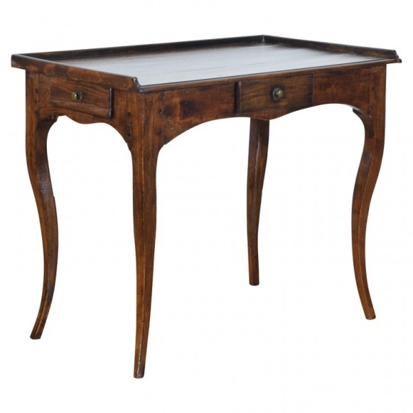 Oak 3-Drawer Writing Table