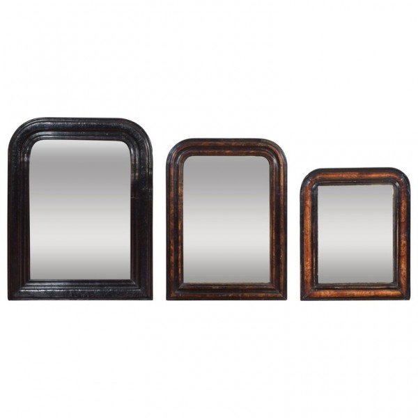 Trio of Painted Mirrors