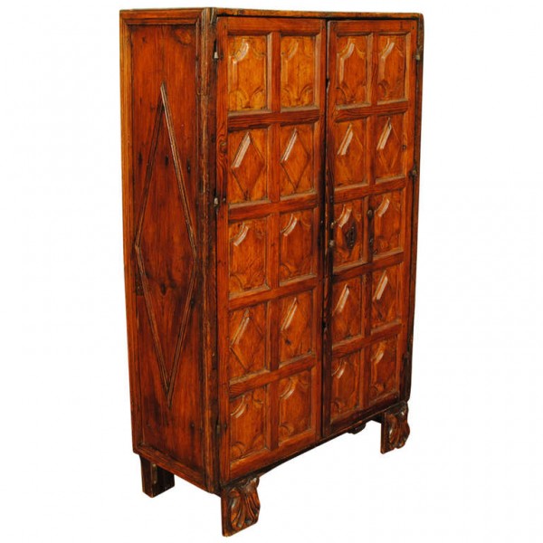 Pinewood Tall 2-Door Credenza