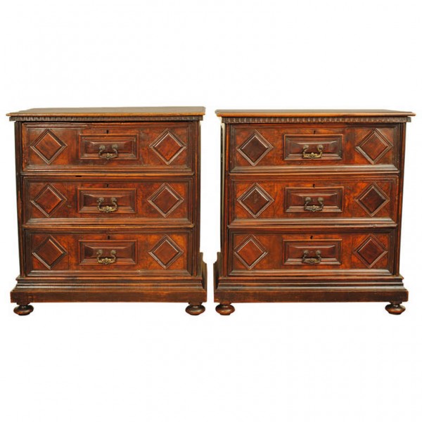 Three Drawer Commodes