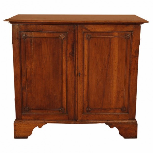 Light Walnut 2-Door Cabinet