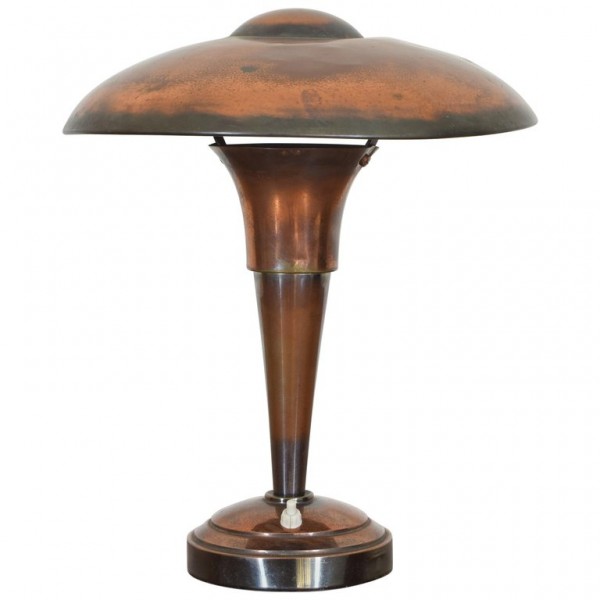 Shaped Copper Lamp