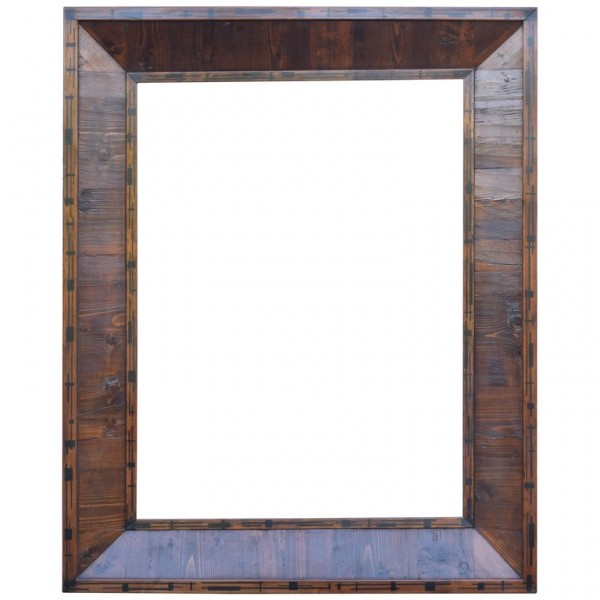 Large Mixed Woods Frame/Mirror