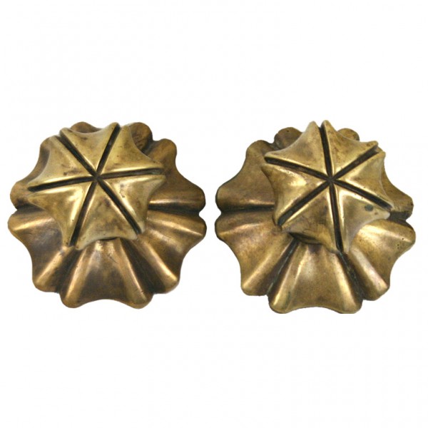Pair of Bronze Door Handles