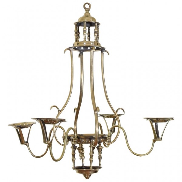 Bronze 4-Light Chandelier