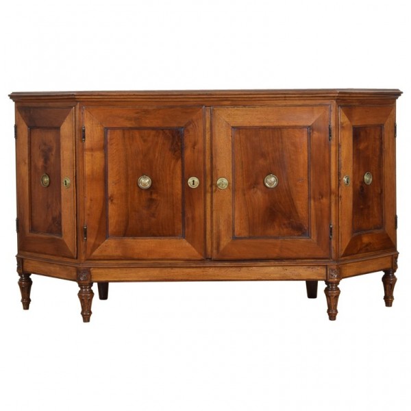 Walnut Scantonata Credenza