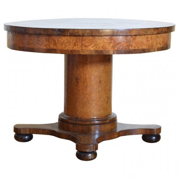 Walnut Veneered Center Table
