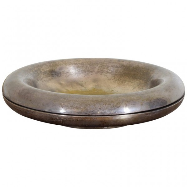 Vintage Centerpiece in Silver Plate by Franco Grignani for Bacci