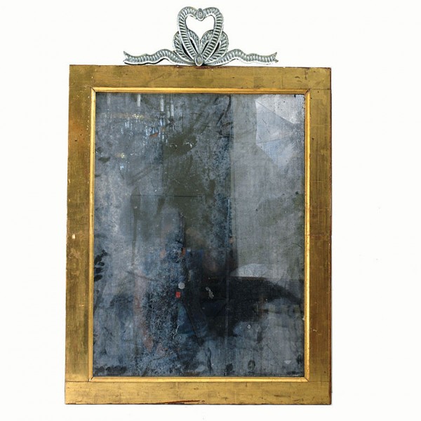 Giltwood and Shaped Glass Mirror