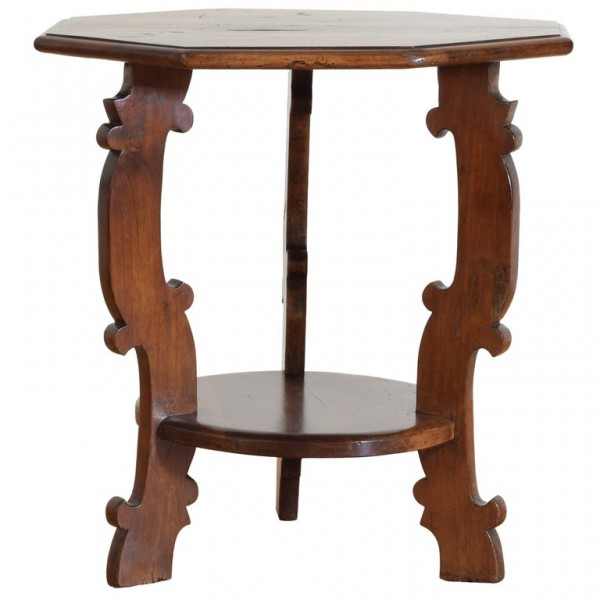 Walnut Octagonal Table