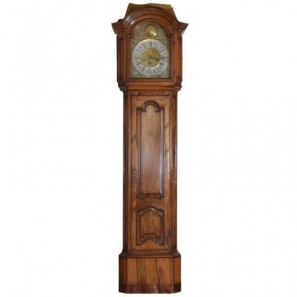 Large Walnut Case Clock, Nicolas De Beefe