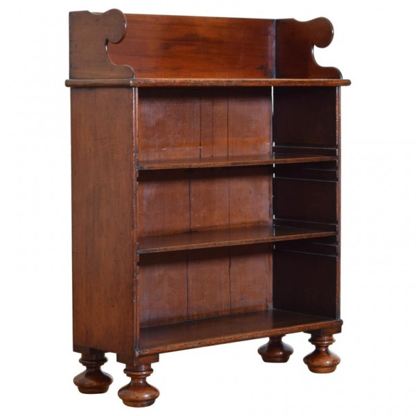 Rosewood 4-Shelf Bookcase