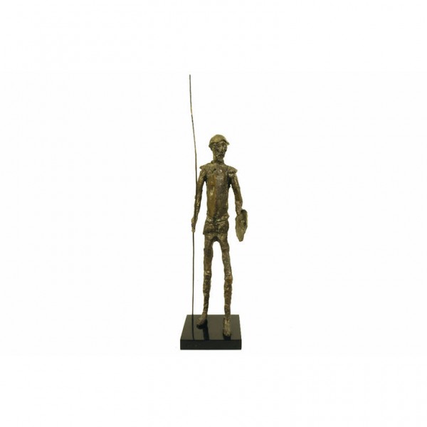 Signed Bronze Figure of Don Quixote