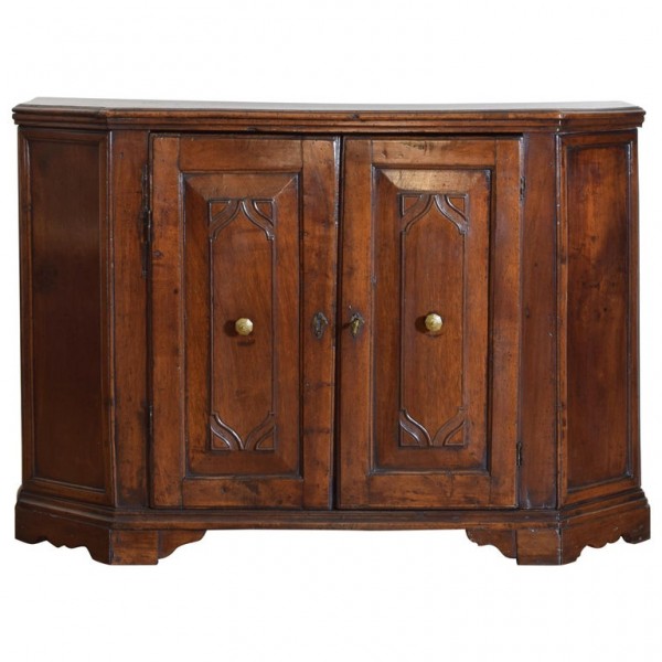 Carved Walnut Scantonata Credenza