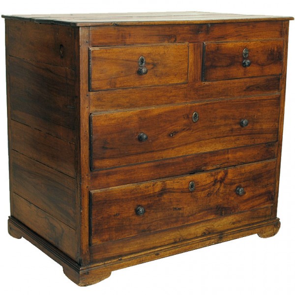 Rosewood 4-Drawer Commode