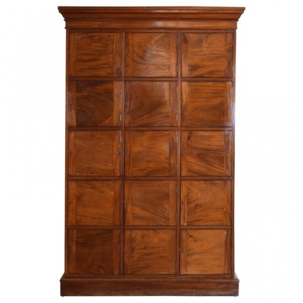 Mahogany Solicitors 15-Door Cupboard/Cabinet