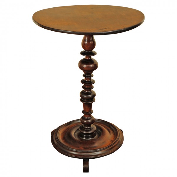 Walnut Turned Gueridon