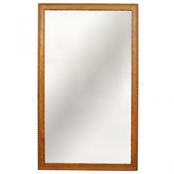 Carved Giltwood Rectangular Mirror