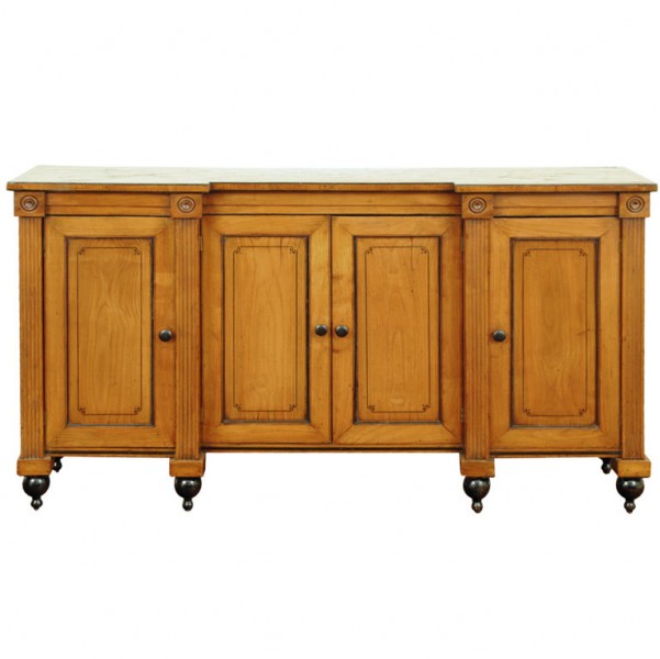 Block Front Parquetry Sideboard