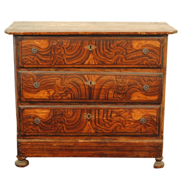 Painted 3-Drawer Commode