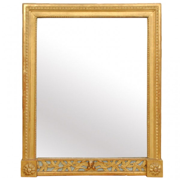 Giltwood and Painted Mirror