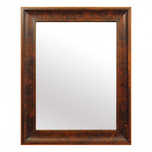 Mahogany and Inlaid Mirror