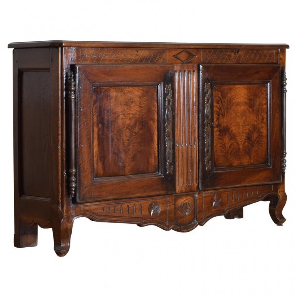 Carved Walnut Buffet