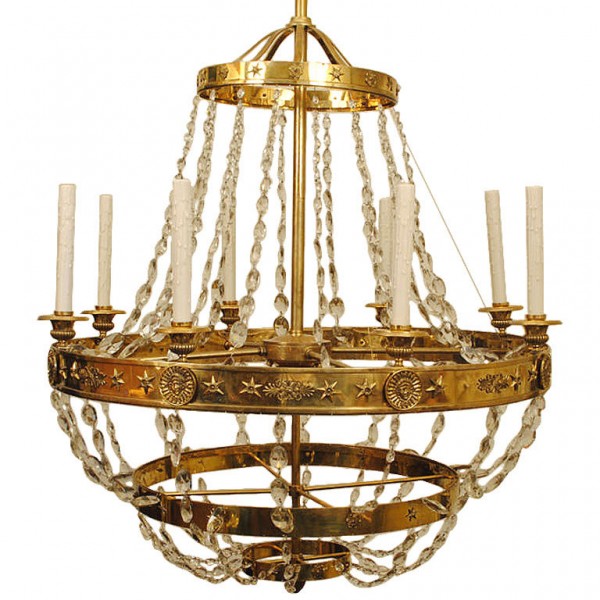 Large 8-Light Chandelier