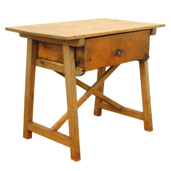 Pinewood 1-Drawer Work Table