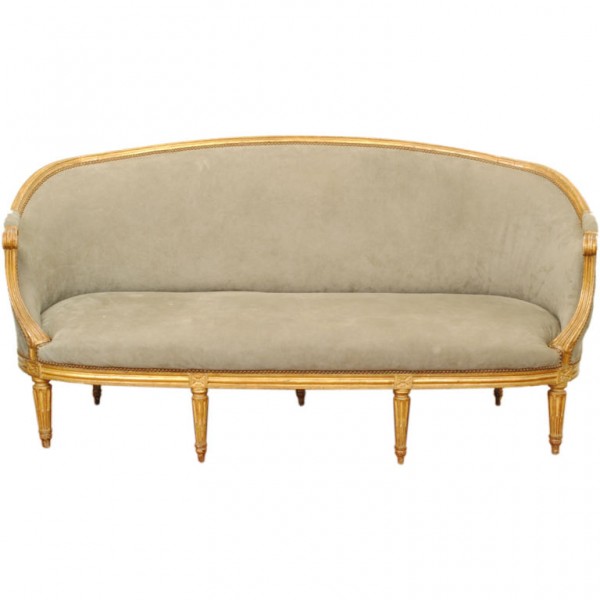 Comfortable Giltwood Canape