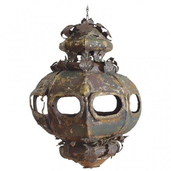 Painted Tole Lantern