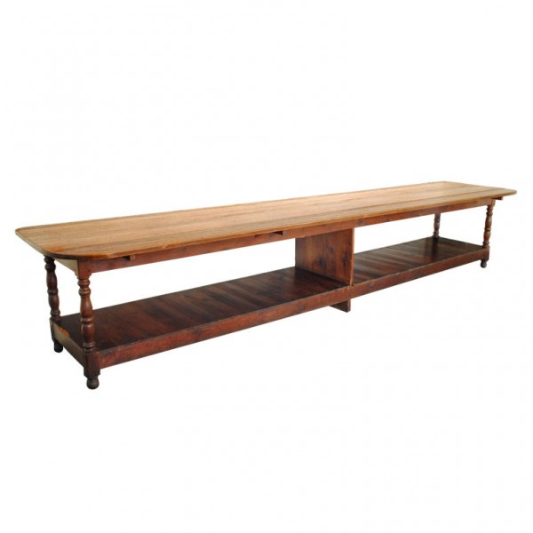 Enormous Pine/Cherry Draper's Table