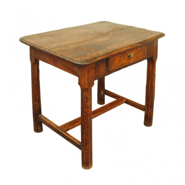 Walnut 1-Drawer Table