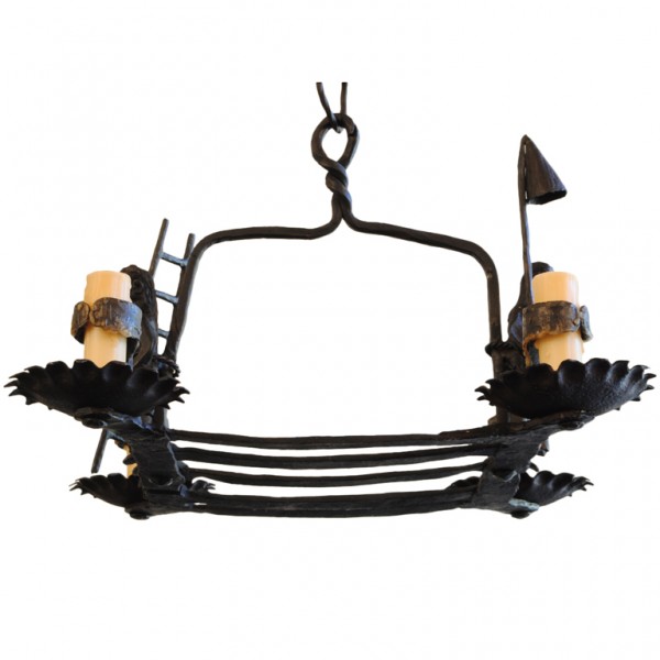 Interesting Figural Chandelier