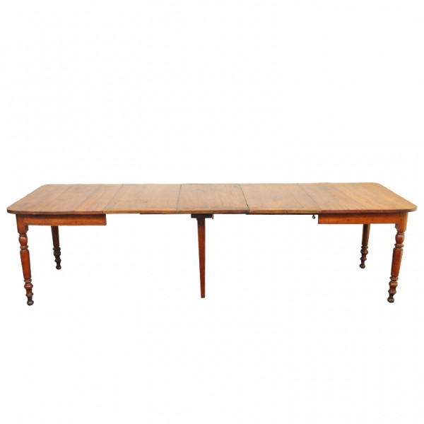 Slender Cherrywood Extension Kitchen Dining Table