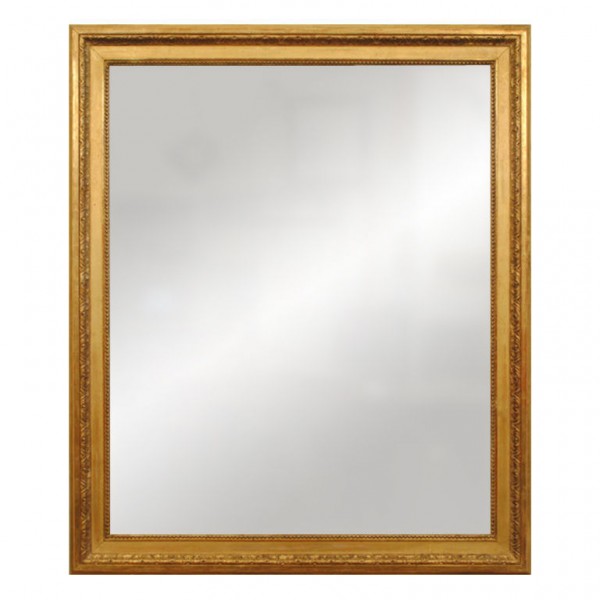 Large Carved Giltwood Mirror