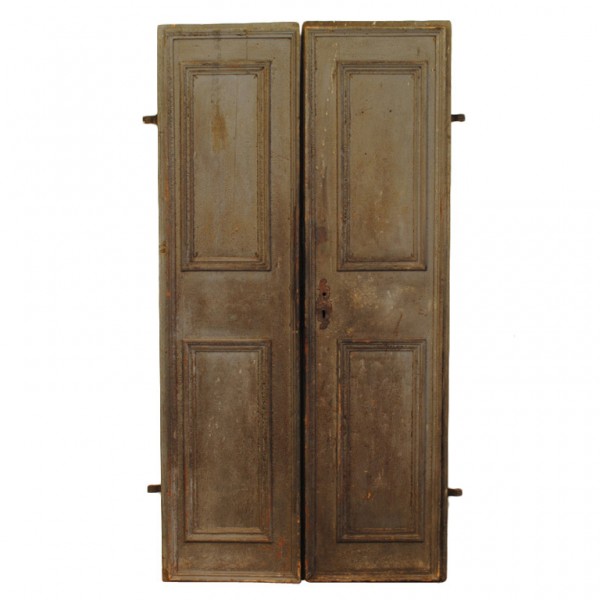 Pair of Painted Doors