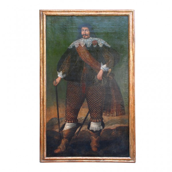 Life-Size Oil on Canvas of a Nobleman
