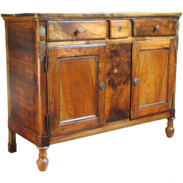Beautifully Figured Walnut Credenza