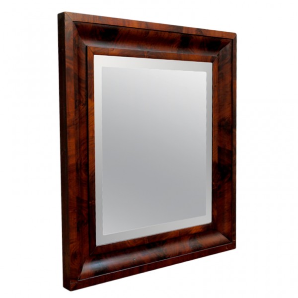 Mahogany Mirror with Beveled Mirrorplate