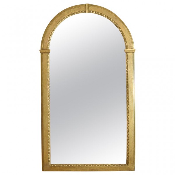 Giltwood Arched Top Wall Mirror