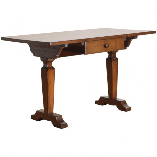 1-Drawer Writing Table in Walnut